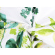 Cotton fabric / canvas - leaves - Green (1 Meter)