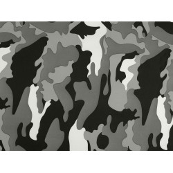 Softshell iarnă camuflaj - Gri neutral (1 Metru)