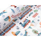 Cotton fabric / canvas train - White (1 Meter)