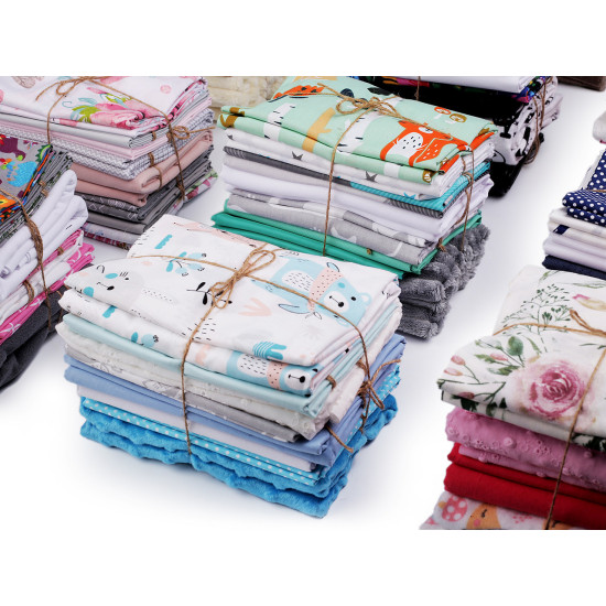 Chutes de tissu - assortiment de 1 kg - Mélange (1 Ensemble) Chutes de tissu - assortiment de 1 kg - Mélange (1 Ensemble)
