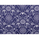 Cotton fabric / canvas - folk style - Grey (1 Meter)