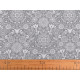 Cotton fabric / canvas - folk style - Grey (1 Meter)