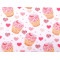 Baumwollstoff/leinen cupcake - Weiß (1 Meter)