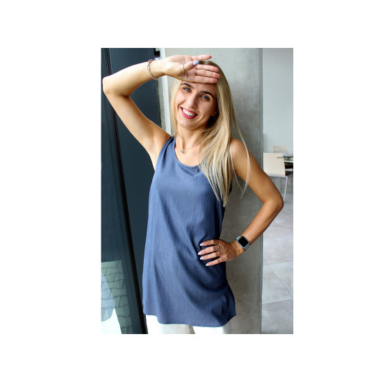 Abito, tessuto: simil-denim - Azzurro (10 Metri) Abito, tessuto: simil-denim - Azzurro (10 Metri)