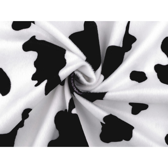 Imitacja sierści zwierzęcej krowa - White (1 Metr)