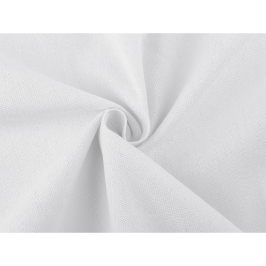 Baumwollstoff/leinen canvas - Weiß (1 Meter) Baumwollstoff/leinen canvas - Weiß (1 Meter)