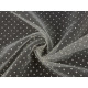 Organza à pois - Bleu lumineux (1 Mètre) Organza à pois - Bleu lumineux (1 Mètre)