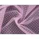Organza à pois - Bleu lumineux (1 Mètre) Organza à pois - Bleu lumineux (1 Mètre)
