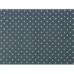 Organza à pois - Bleu lumineux (1 Mètre)