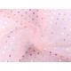 Organza con lunares efecto ab arco iris - No me olvides azul (10 Metros) Organza con lunares efecto ab arco iris - No me olvides azul (10 Metros)