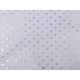 Organza con lunares efecto ab arco iris - No me olvides azul (10 Metros) Organza con lunares efecto ab arco iris - No me olvides azul (10 Metros)