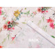 Decorative fabric loneta flowers - Ecru light (10 Meters)