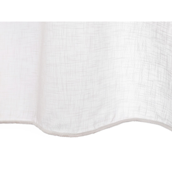 Woal strukturowany z ołowianką szerokość 276 cm - Off white (1 Metr) Woal strukturowany z ołowianką szerokość 276 cm - Off white (1 Metr)