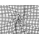 Checkered 100% cotton canvas fabric - Red (5 Meters) Checkered 100% cotton canvas fabric - Red (5 Meters)