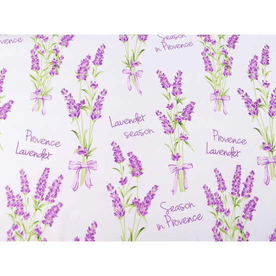 Baumwollstoff/leinen lavendel - Weiß (1 Meter) Baumwollstoff/leinen lavendel - Weiß (1 Meter)