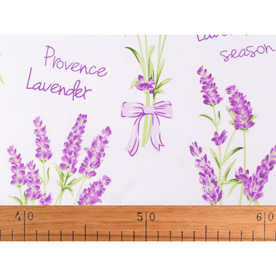 Baumwollstoff/leinen lavendel - Weiß (1 Meter) Baumwollstoff/leinen lavendel - Weiß (1 Meter)