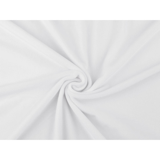 Elastic minky plush fabric, baby - Lightgrey (1 Meter)