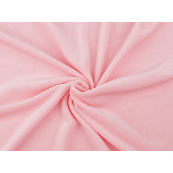 Elastic minky plush fabric, baby - Lightgrey (1 Meter)