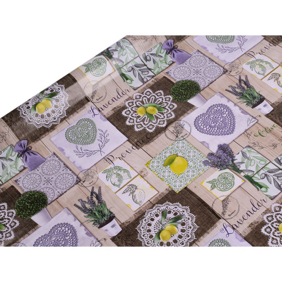 Pvc tablecloth without backing - Lightbeige (1 Meter)
