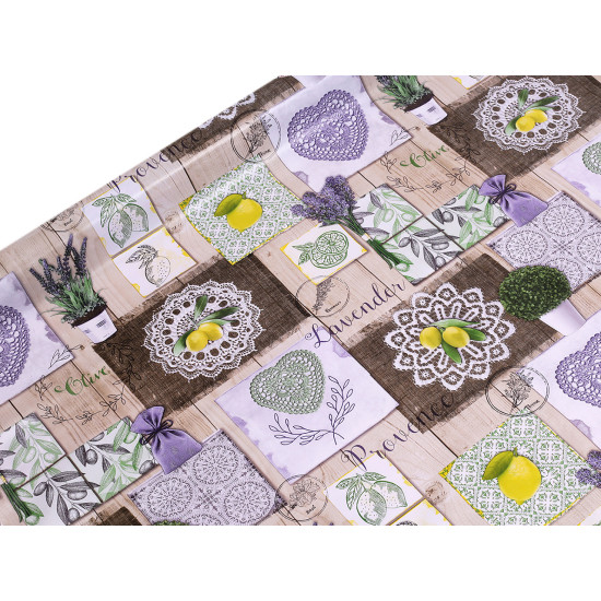 Pvc tablecloth without backing - Lightbeige (1 Meter)