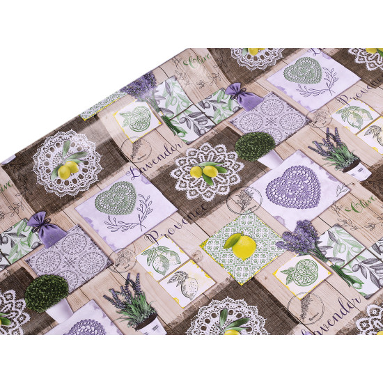 Pvc tablecloth without backing - Lightbeige (1 Meter)