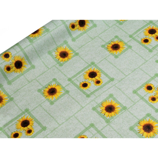Pvc tablecloth with textile backing - Beige (1 Meter) Pvc tablecloth with textile backing - Beige (1 Meter)
