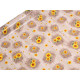 Pvc tablecloth with textile backing - Beige (1 Meter) Pvc tablecloth with textile backing - Beige (1 Meter)