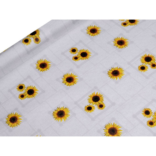 Pvc tablecloth with textile backing - Beige (1 Meter) Pvc tablecloth with textile backing - Beige (1 Meter)