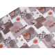 Pvc tablecloth with textile backing - Beige (1 Meter) Pvc tablecloth with textile backing - Beige (1 Meter)