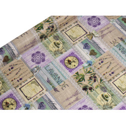 Pvc tablecloth with textile backing - Beige (1 Meter)