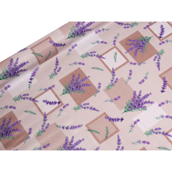 Pvc tablecloth with textile backing - Beige (1 Meter) Pvc tablecloth with textile backing - Beige (1 Meter)