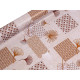 Pvc tablecloth with textile backing - Beige (1 Meter) Pvc tablecloth with textile backing - Beige (1 Meter)