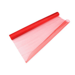 Organza szerokość 72 cm - Czerwony (45 Metry)