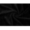 Clothing / decorative faux fur fabric - Black (1 Meter)