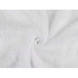 Futerko z dłuższym włosiem - White (1 Metr)
