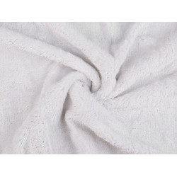 Futerko dekoracyjne z lureksem - White (1 Metr)