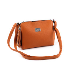 Crossbody bag 20x17 cm - Cognac brown (1 Piece)