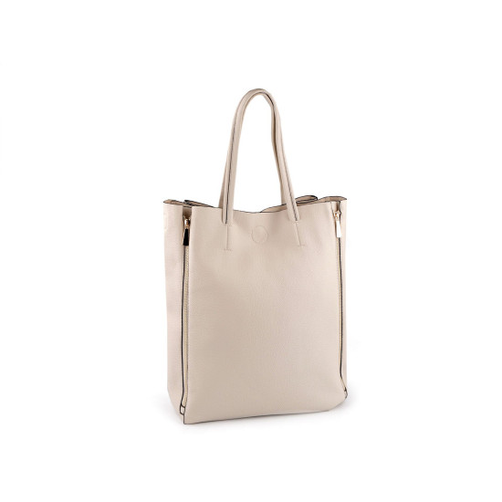 Handtasche groß, 2in1, 40 x 38 cm - Hell-grau (1 Stück) Handtasche groß, 2in1, 40 x 38 cm - Hell-grau (1 Stück)