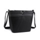 Crossbody bag 22x23 cm - Black (3 Pieces) Crossbody bag 22x23 cm - Black (3 Pieces)