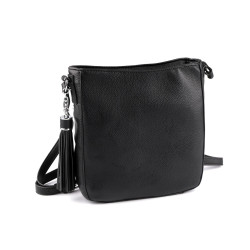 Crossbody bag 22x23 cm - Black (1 Piece)