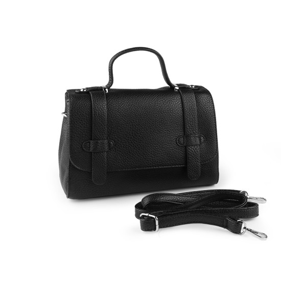 Handtasche crossbody, 24 x 17 cm - Schwarz (1 Stück) Handtasche crossbody, 24 x 17 cm - Schwarz (1 Stück)