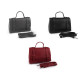 Handtasche crossbody, 24 x 17 cm - Schwarz (1 Stück) Handtasche crossbody, 24 x 17 cm - Schwarz (1 Stück)