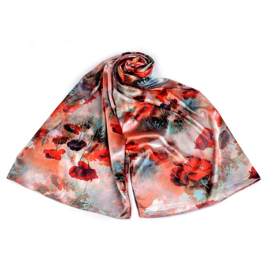 Foulard/sciarpa in raso, dimensioni: 70 x 165 cm - Multicolore (3 Pezzi) Foulard/sciarpa in raso, dimensioni: 70 x 165 cm - Multicolore (3 Pezzi)