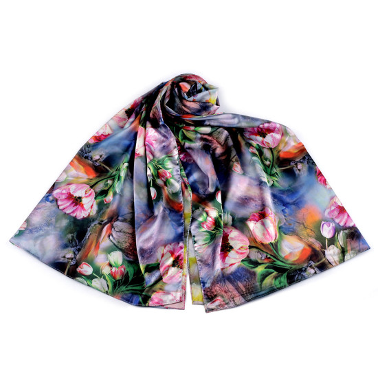 Foulard/sciarpa in raso, dimensioni: 70 x 165 cm - Multicolore (3 Pezzi) Foulard/sciarpa in raso, dimensioni: 70 x 165 cm - Multicolore (3 Pezzi)