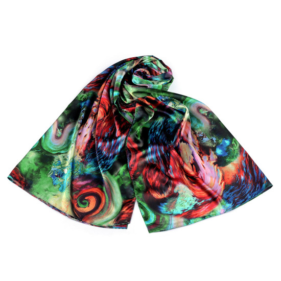 Foulard/sciarpa in raso, dimensioni: 70 x 165 cm - Multicolore (3 Pezzi) Foulard/sciarpa in raso, dimensioni: 70 x 165 cm - Multicolore (3 Pezzi)