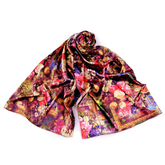 Foulard/sciarpa in raso, dimensioni: 70 x 165 cm - Multicolore (3 Pezzi) Foulard/sciarpa in raso, dimensioni: 70 x 165 cm - Multicolore (3 Pezzi)