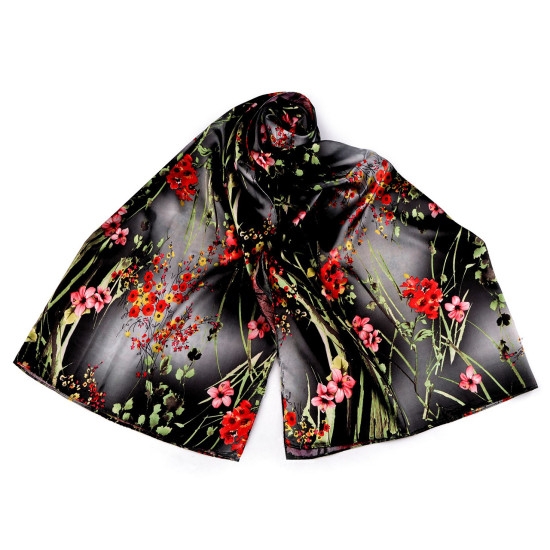 Foulard/sciarpa in raso, dimensioni: 70 x 165 cm - Multicolore (3 Pezzi) Foulard/sciarpa in raso, dimensioni: 70 x 165 cm - Multicolore (3 Pezzi)