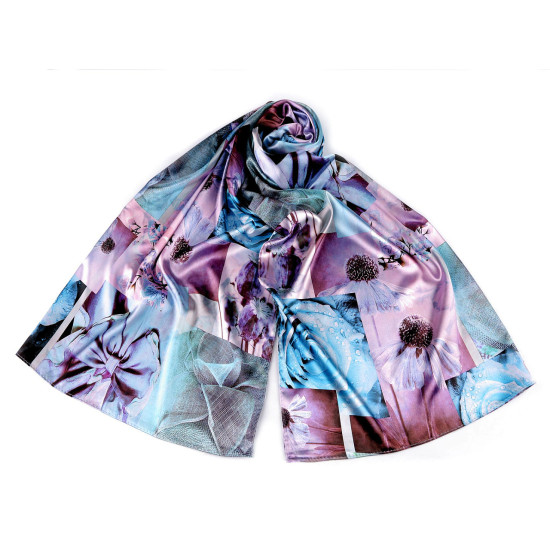 Foulard/sciarpa in raso, dimensioni: 70 x 165 cm - Multicolore (3 Pezzi) Foulard/sciarpa in raso, dimensioni: 70 x 165 cm - Multicolore (3 Pezzi)
