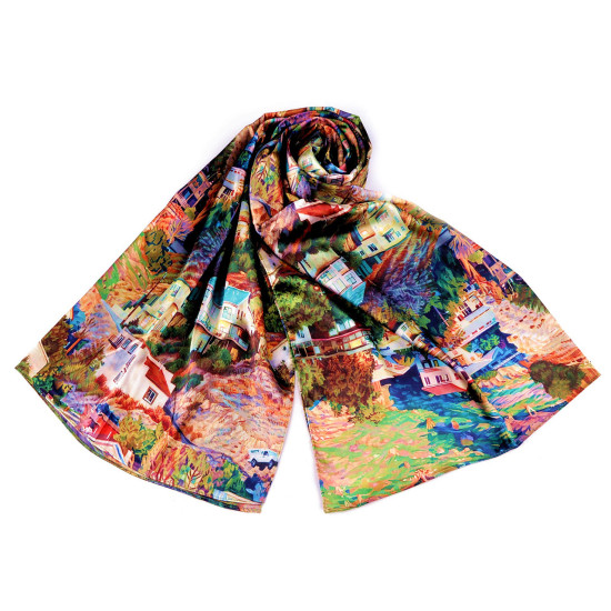 Foulard/sciarpa in raso, dimensioni: 70 x 165 cm - Multicolore (3 Pezzi) Foulard/sciarpa in raso, dimensioni: 70 x 165 cm - Multicolore (3 Pezzi)