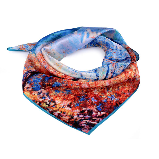 Chusta satynowa 55x55 cm - Czerwony (1 Sztuka) Chusta satynowa 55x55 cm - Czerwony (1 Sztuka)